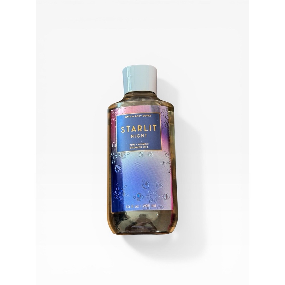 New Bath and Body Works Starlit Night Full Size Shower Gel 10 fl oz